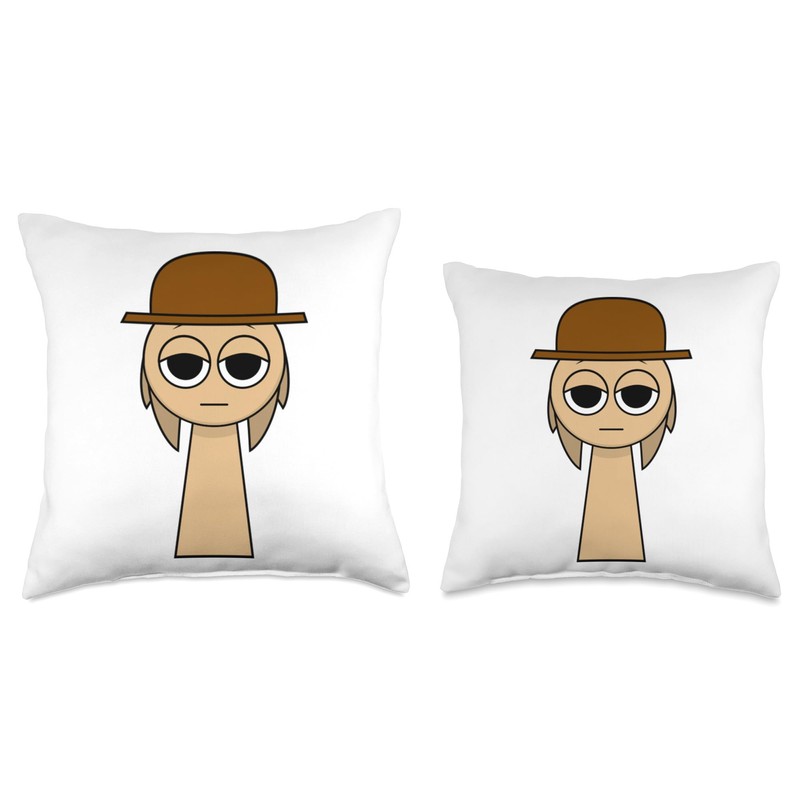 Tunner from Sprunki! Throw Pillow