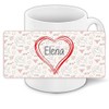 Liebestasse mit Namen Elena und schönem Love-Motiv mit Herzen -