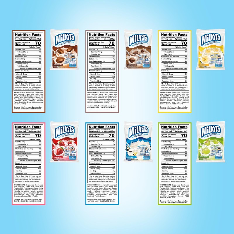 Milkita Creamy Assorted Milk Candy – Low-Sugar Healthy Sweets with