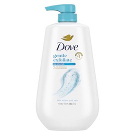 Dove Body Wash Revela Instantáneamente Una Piel Visiblemente Más Suave, Exfoliante Suave Con Minerales Marinos Limpiador Que Elimina Eficazmente Las B