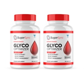 (2 Pack) Sugar Sync Capsules, SugarSync Glyco Optimizer Supplement Pills, Sugar Sync Joint Optimizer Maximum Strength, Sugar Sync Cleanse Detox Advanced Formula, SugarSync Glycol Reviews (120ct)