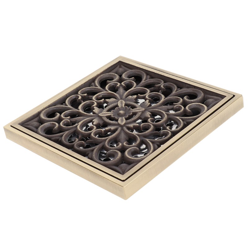 Floor Drain Antique Copper Shower Drain Kit for Home Hotel