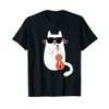 Funny Cat Wearing Sunglasses Playing Violin Viola Musician T-Shirt