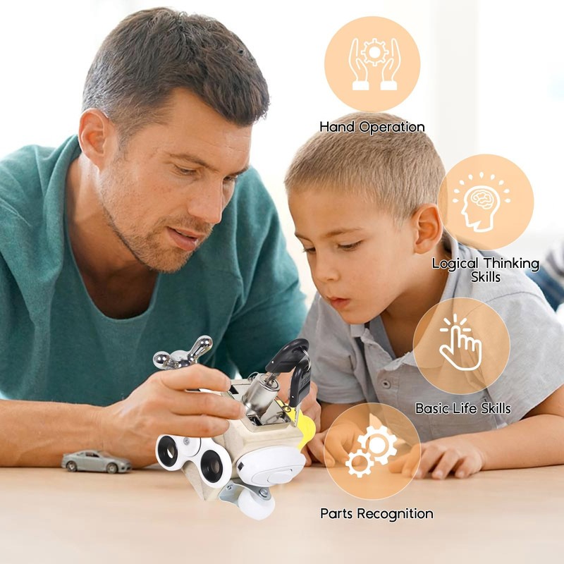 FYKERO Wooden Relief Activity Cube Baby Toys - Reduce Pressure