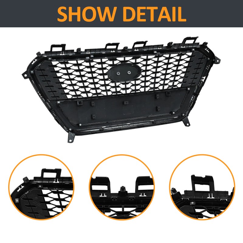 YLT Auto For 2016-2017 Hyundai Sonata Hybrid Front Upper Grille