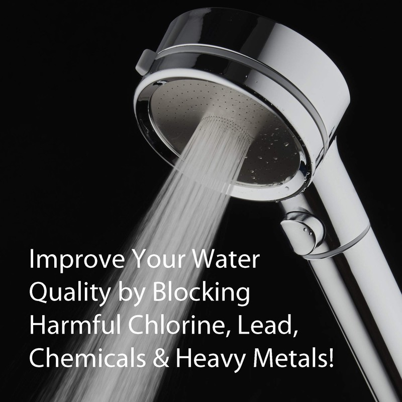 LaserJet High Pressure Luxury Handheld Shower Head with DUAL Water