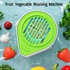 Fruit Vegetable Washing Machine ABS Household Capsule Shape Food Purifier