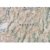 California and Nevada Physical Map - 23.4 x 33.1 Inches