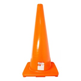 Santul Cono Seguridad Vial Precaucion Pvc Flex 71cm Reflejante Color Naranja