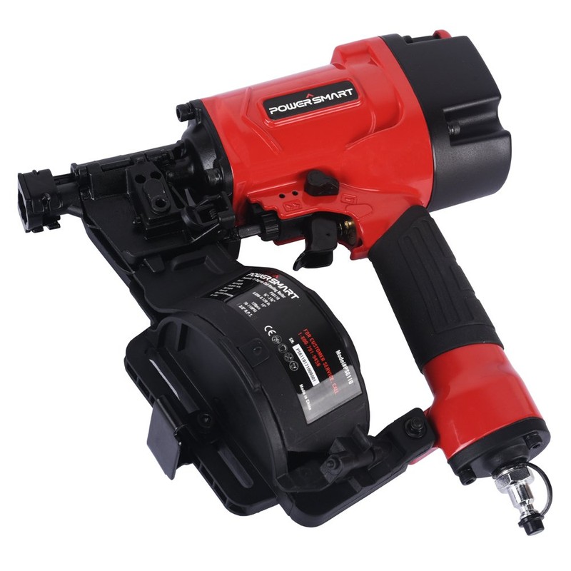 PowerSmart PS6110 Pneumatic 15-Degree Coil Roofing Nailer