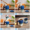 suyika Tomotime Ceramic Tea Cup with Infuser and Lid Tea