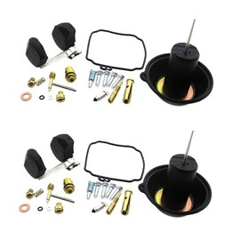 JIK Carburetor Rebuild Kit for Yamaha Route 66 Virago XV 250 V Star 650 XVS650 2 Set
