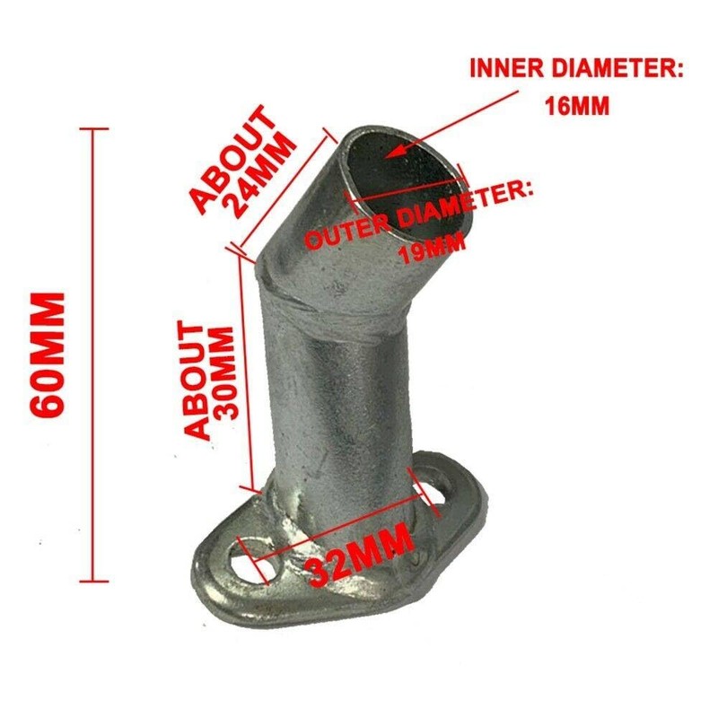 TDR Carby Manifold with Connector for Boost Bottle 49cc 66cc