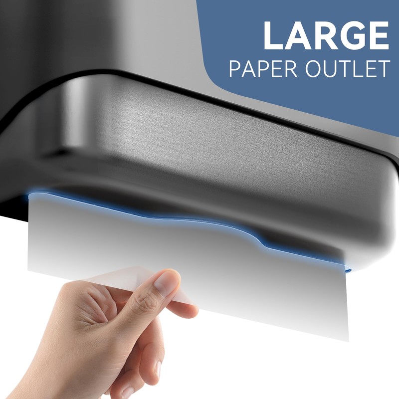 Commercial Paper Towel Dispenser Wall Mount Adhesive Multifold Trifold cFold