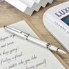 Asvine J16 Brushed Titanium Fountain Pen Jowo Medium Nib Piston