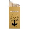 12 x 'Grumpy Octopus' Long 178mm Coloured Pencils/Pencil Set (PE00067139)