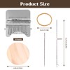 Small Loom Speedweve Weaving Tool, Mini Darning Machine, Portable Darning