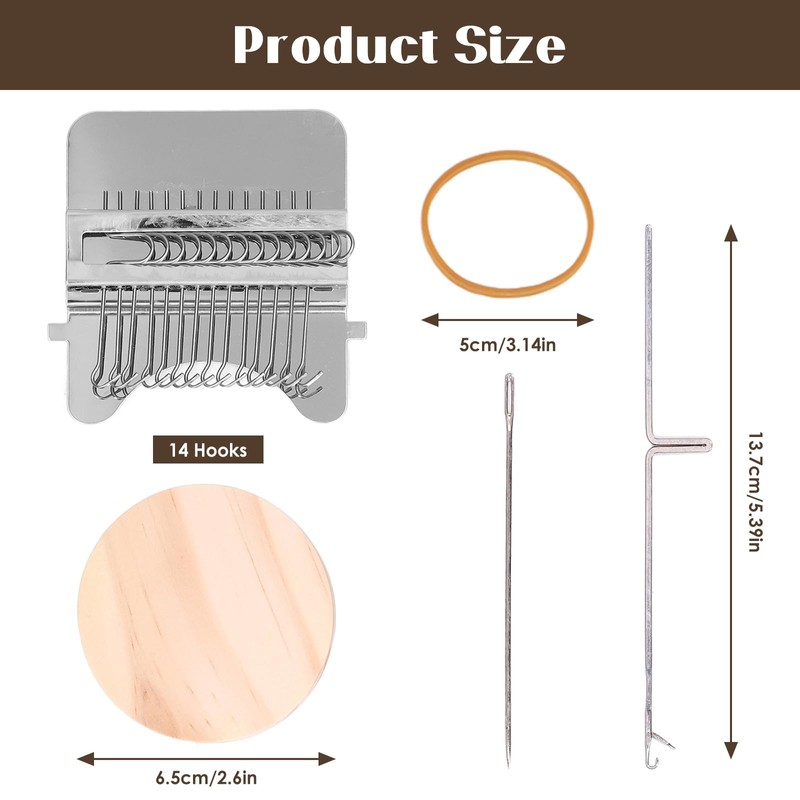Small Loom Speedweve Weaving Tool, Mini Darning Machine, Portable Darning