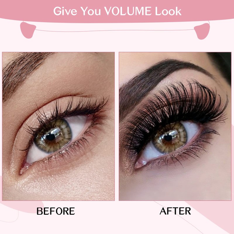 Cluster Eyelashes, Pack of 72 Individual Eyelashes, Eyelash Clusters, DIY