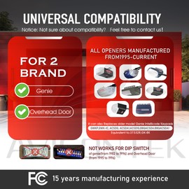 OKP-BX O1T-BX Overhead Door Legacy Python Garage Door Opener Keypad Remote 3-Year Warranty