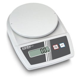 KERN Einsteiger-Laborwaage mit Enormen Wägeleistungen, 150mm Durchmesser, 5200 g Wägebereich, 1 g Ablesbarkeit