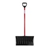 ERA Infinity Snow Shovel — 21-inch Pusher-Style Blade, Red/Black