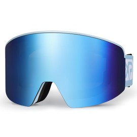 EXP VISION Ski/Snowboard Goggles, Magnetic Lens Snow Goggles with Anti-Fog & UV400 Protection for Men & Women