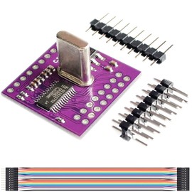 Youmile SC16IS752 I2C/SPI MCU-752 Bus Interface to Dual Channel UART Conversion Module Expansion Board with Pin Header DuPont Cable