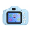 Kids Camera 2.0in IPS Screen Blue Comfortable Grip Rounded Body