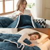 ShowyLive Extra Thick Blanket for Sofa Recliner Bed, Warm 3