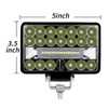 1Pcs 108W 5inch 6500K LED Work Light Fog & Driving