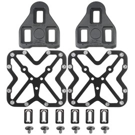 CyclingDeal Compatible with Look Delta Bicycle Cleats with Clipless Pedal Platform
