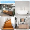sourcing map 24Pcs Non-Slip Bathtub Stickers, 9x7 cm Shell Shape