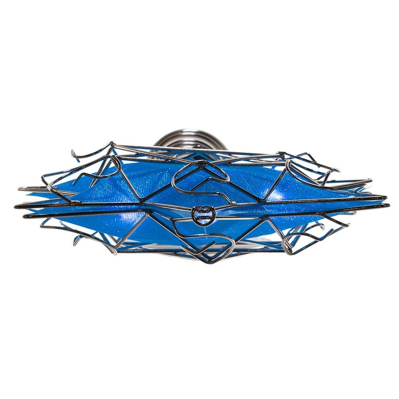Kurt Adler UL 10-Light LED Silver and Blue Hanukkah Star