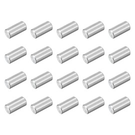 uxcell 40Pcs M3 x 6mm 304 Stainless Steel Dowel Pin, Cylindrical Shelf Support Peg Pin Parallel Pin Fastener for Mechanical Manufacturing, Industry, Furniture Installation, Silver