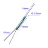 GUUZI DIY Electronic Reed Switch 3 Pin 4W Magnetic Switch