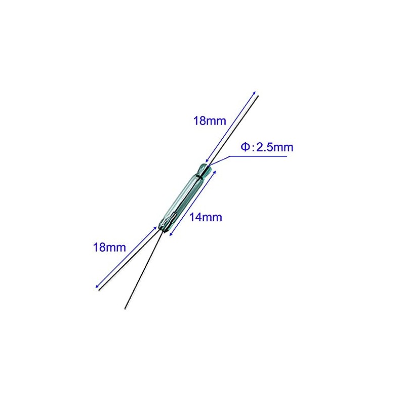 GUUZI DIY Electronic Reed Switch 3 Pin 4W Magnetic Switch