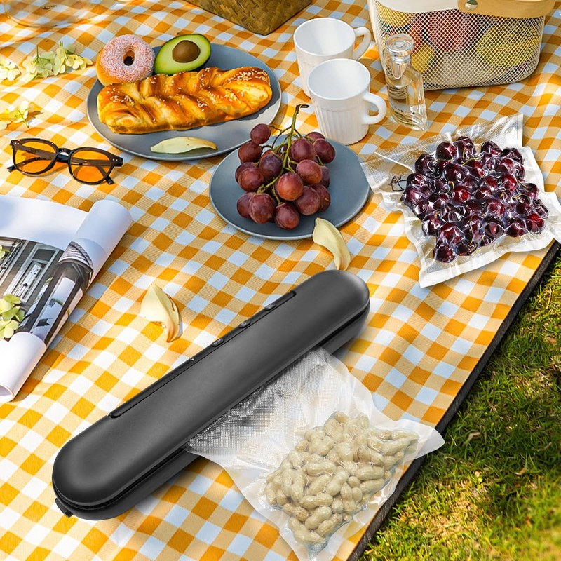 Portable Cordless Vacuum Sealer Compact Food Vacuum Sealer with 20