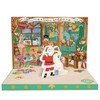 Music Box Card Santa's Workshop Novelty Dancing Musical Christmas Card