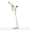 Cowboy Band / Trumpet Music Trumpet Playing Metal Iron Sculpture