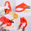 HangYa 3 Pack Sliding Gift Wrap Cutter, Paper Roll Cutter,
