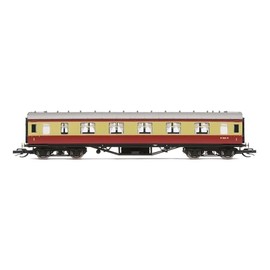 TT:120 Hornby Coach Car - TT4036 BR 57' Corridor First, M1063M - Era 4 Train Toy, TT Gauge Carriage for Train Set, Rolling Stock Models for Adults - 1:120 Scale Model Gift