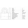 ABUS Silver 72/30 Lockout Tagout Safety Padlock w/ 1" Shackle,