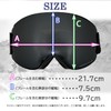Mutant M2301PL-2 MBK/SLV Snow Goggles, Polarized Lens