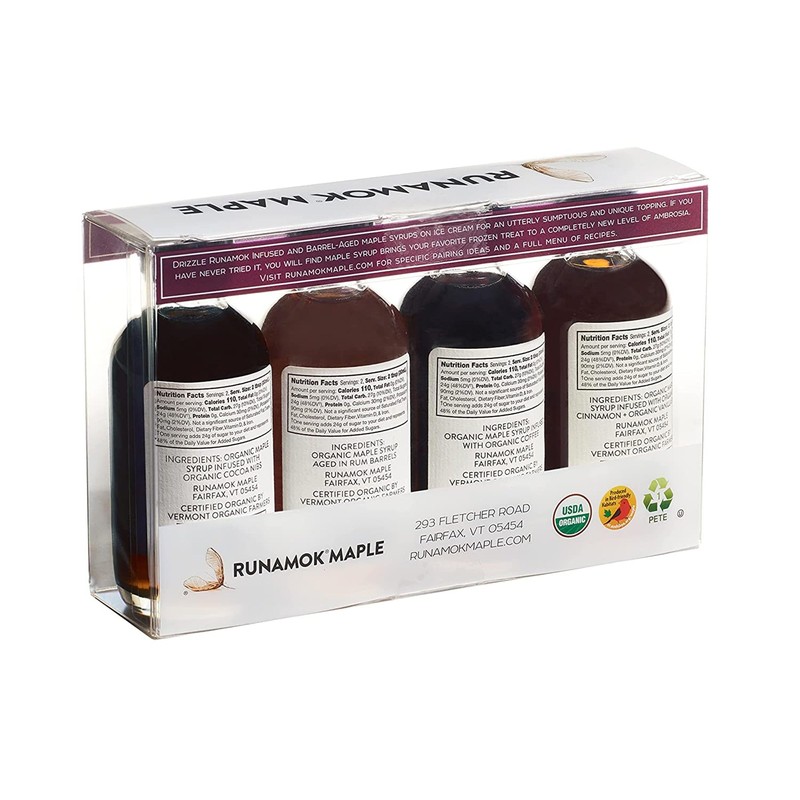 Runamok Organic Vermont Maple Syrup Sampler | Ice Cream Pairing