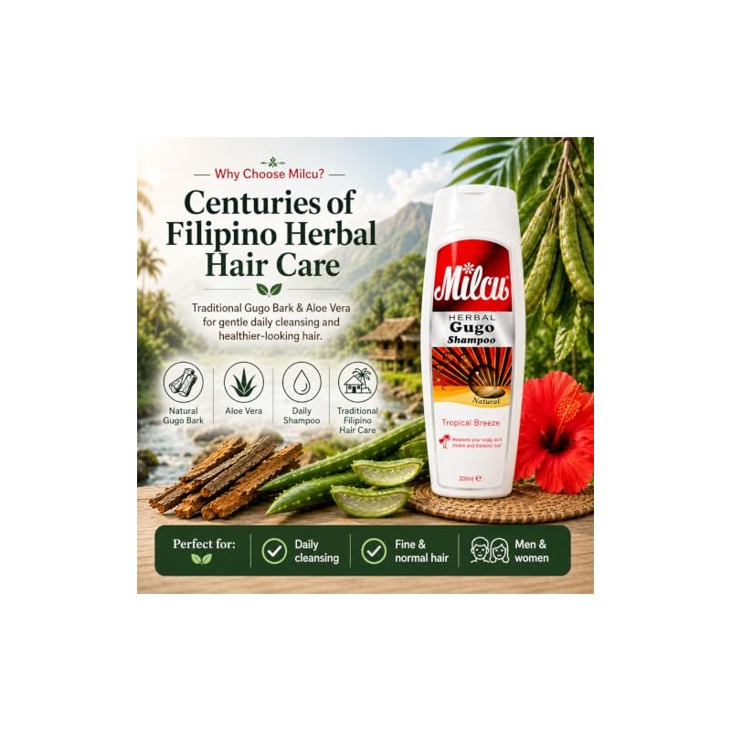 Gugo Herbal Shampoo All Natural Tropical Breeze 200ml