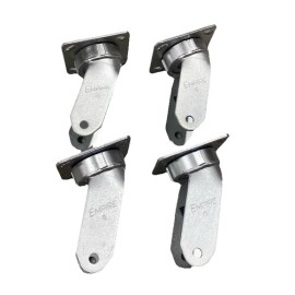 Albion Empire 170 Series 8" x 2" Top Plate Caster Swivel Ring Ball Bearing 4qty