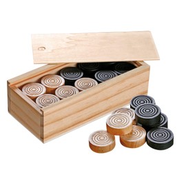 Philos 3052 30 mm Checkers and Nine Strategy Game