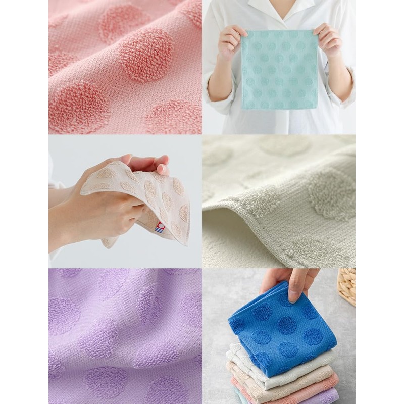 B-PLAID Handkerchief, Towel Handkerchief, Imabari Towel, Made in Japan, Jacquard