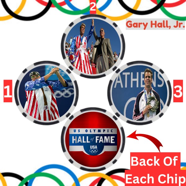 Olympics Gary Hall, Jr. Swimming Olympian Set Of 3 Collectible